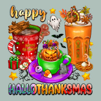 Happy Hallothanksmas Coffee Cups Heavyweight Hoodie | Teevron