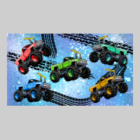 Children Trucks Premium Sweatshirt | Teevron
