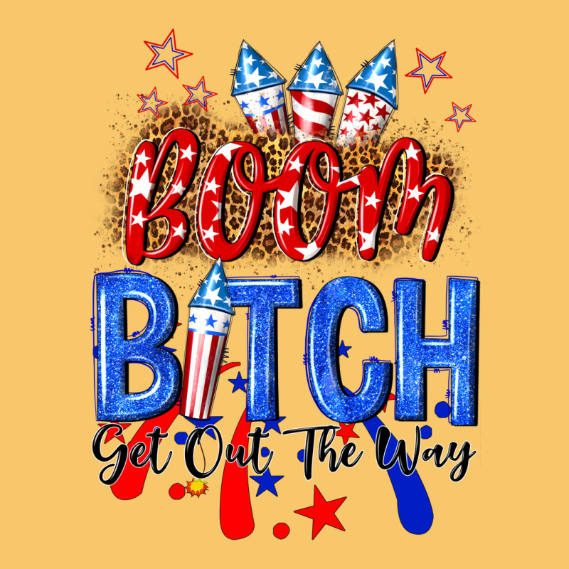 Boom Bitch Get Out The Way Vintage Hoodie by NancyCooperArtShop | Teevron