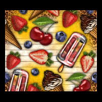 Summer Ice Cream With Fruits Premium Sweatshirt | Teevron