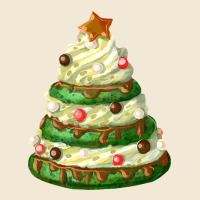 White Christmas Cookie Cake Ladies Tee | Teevron