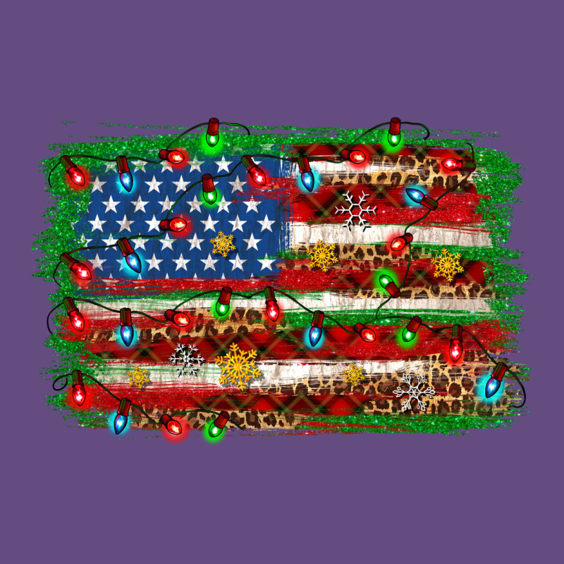 Christmas American Flag Vintage Hoodie by NancyCooperArtShop | Teevron