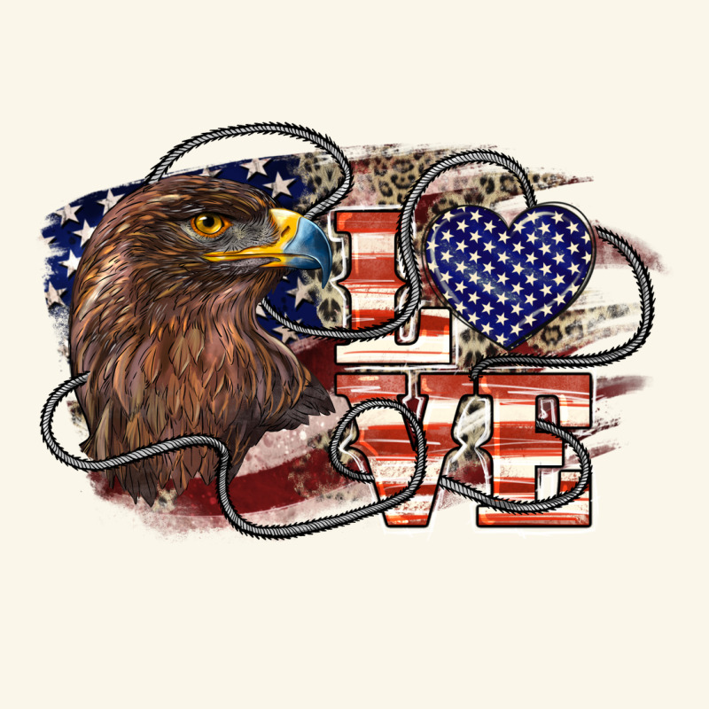 Love America Eagle 4th Of July Premium Hoodie by HowdyJamesFarm | Teevron