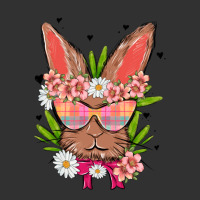 Bunny With Floral Urban Heavy Tee | Teevron