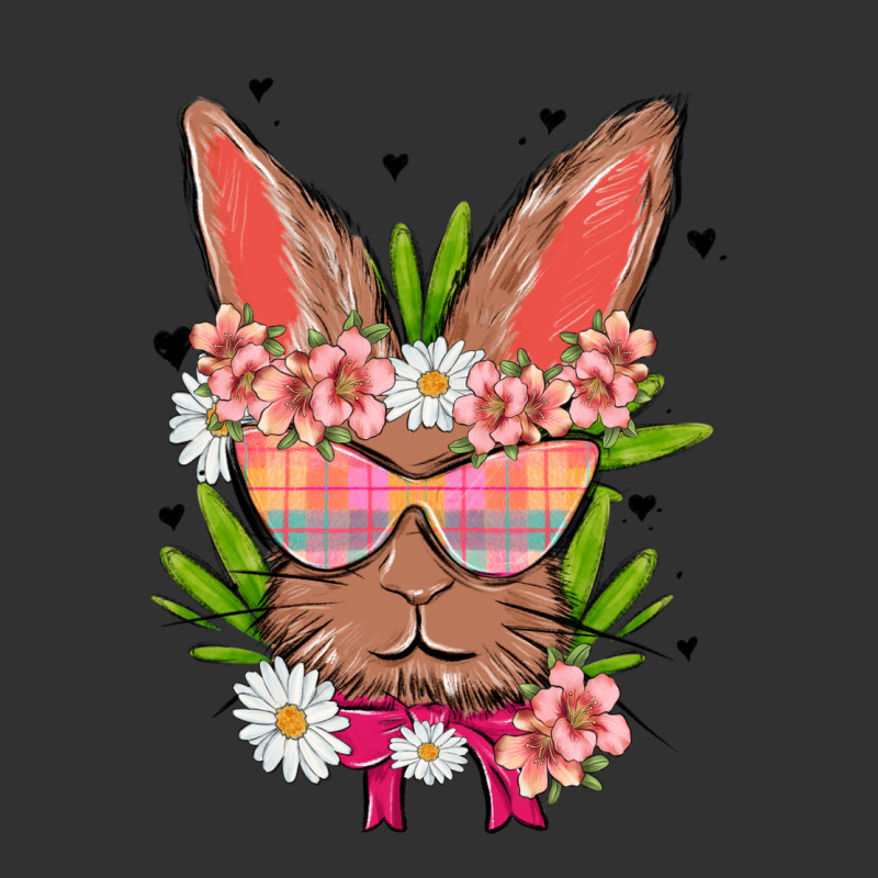Bunny With Floral Urban Heavy Tee by MaliasSmallBusiness | Teevron