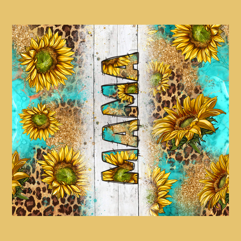 Western Mother's Day Mama With Turquoise And Sunflowers And Leopard Tu Premium Sweatshirt by TumblerDesignByShophia | Teevron