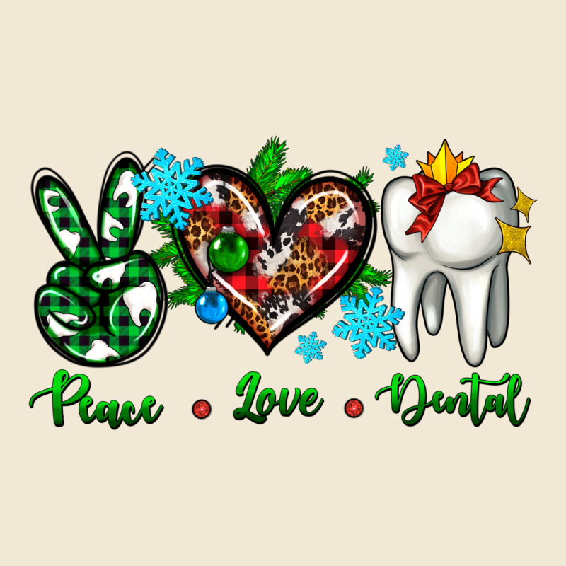 Peace Love Dental For Christmas Premium Tee by AdoDesignShop | Teevron
