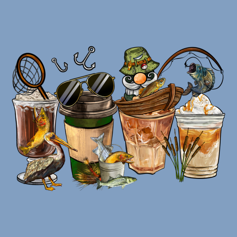 Fishing Coffee Cups Urban Hoodie by FaDigitalArtStudio | Teevron