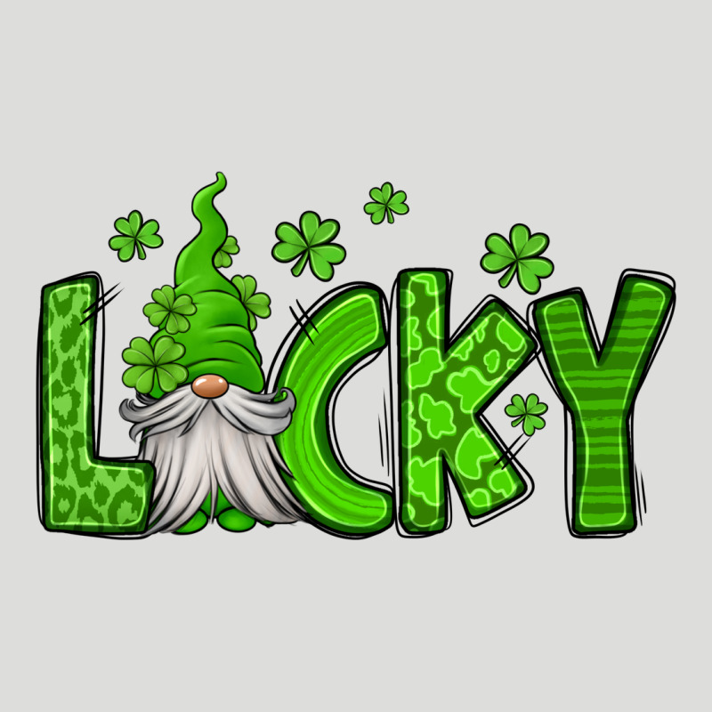 Lucky Gnome St Patricks Day Zipper Hoodie by Jasminsmagicworld | Teevron