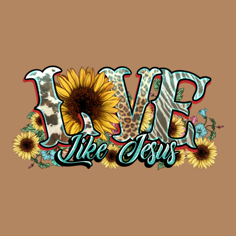 Love Like Jesus Sunflowers Long Sleeve Tee by NancyCooperArtShop | Teevron