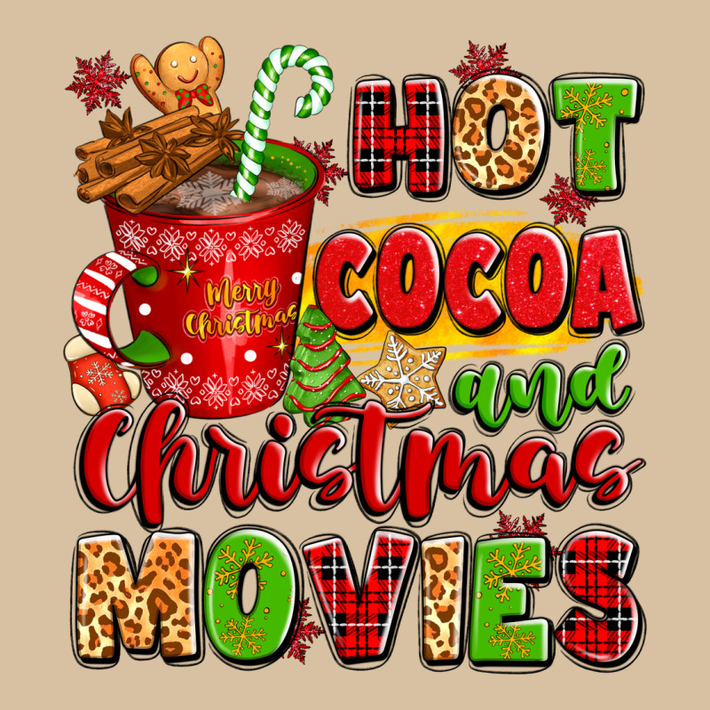 Hot Cocoa And Christmas Movies Heavyweight Hoodie by texasbilliewilder | Teevron