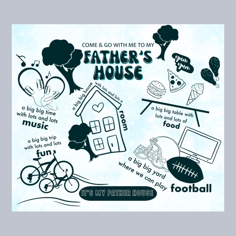 Father's House Premium Hoodie by TumblerDesignByShophia | Teevron