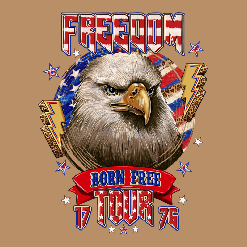 Freedom Born Free Tour 1776 Vintage Hoodie by NancyCooperArtShop | Teevron