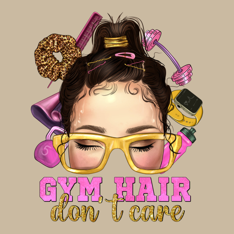 Messy Bun Gym Hair Dont Care Long Sleeve Tee by NancyCooperArtShop | Teevron