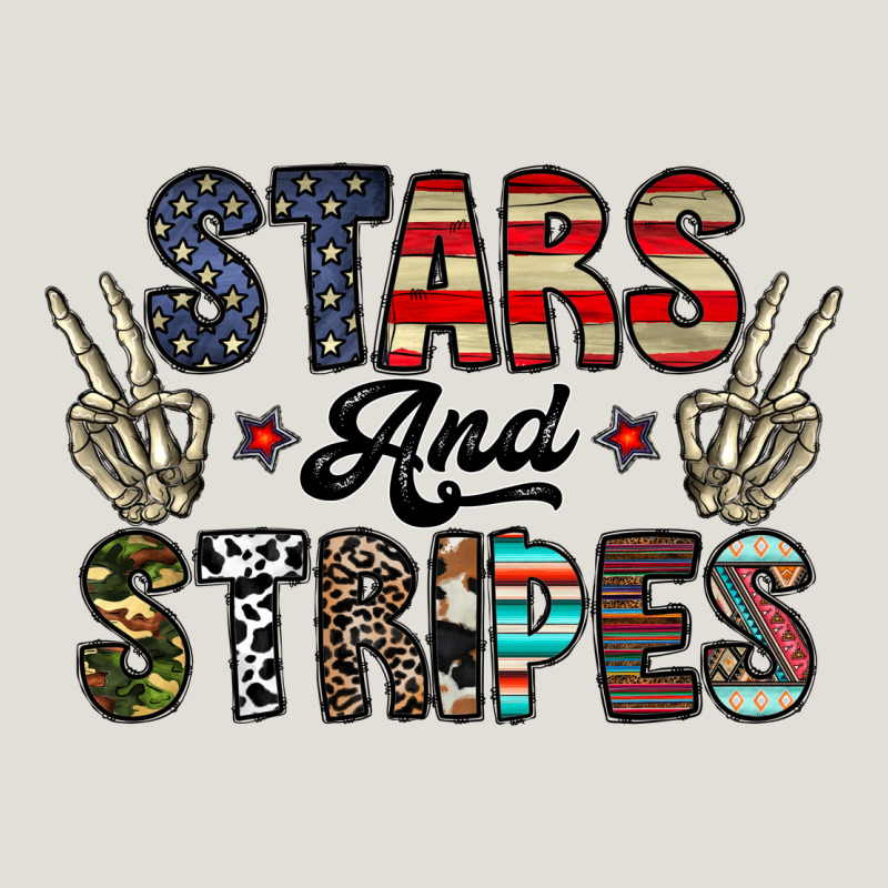 Stars And Stripes Heavy Core Tee by CowhideDigitalArt | Teevron