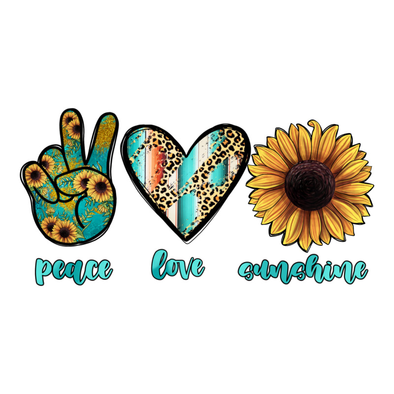 Peace Love Sunshine Ladies Tee by JahusDesignShop | Teevron