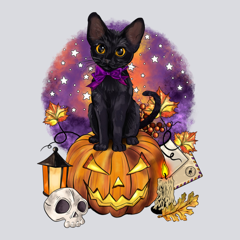 Halloween Black Cat Pumpkin Zipper Hoodie by BarkalooDesign | Teevron