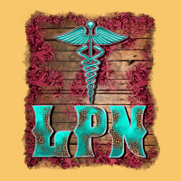 Licensed Practical Nurse Medical Symbol  Background Vintage Hoodie | Teevron