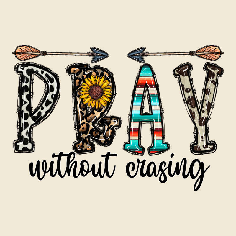 Pray Whithout Crasing Premium Tee by CowhideDigitalArt | Teevron