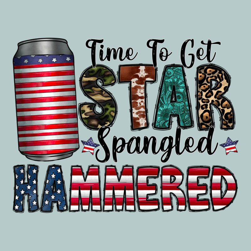 Star Spangled Hammered Heavy Core Tee by CowhideDigitalArt | Teevron