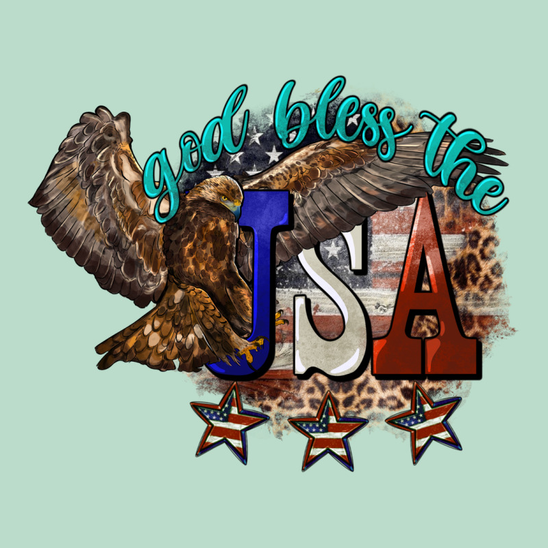 God Bless The Usa Eagle 4th Of July Premium Hoodie by HowdyJamesFarm | Teevron