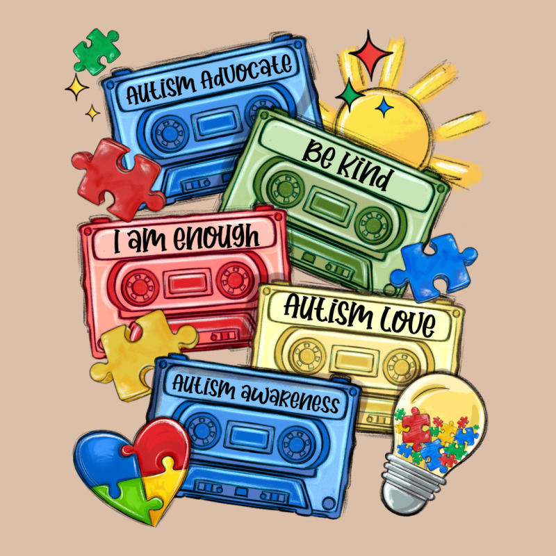 Autism Cassette Tapes Urban Heavy Tee by MaliasSmallBusiness | Teevron