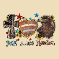 Faith Love Freedom 4th Of July Premium Hoodie | Teevron