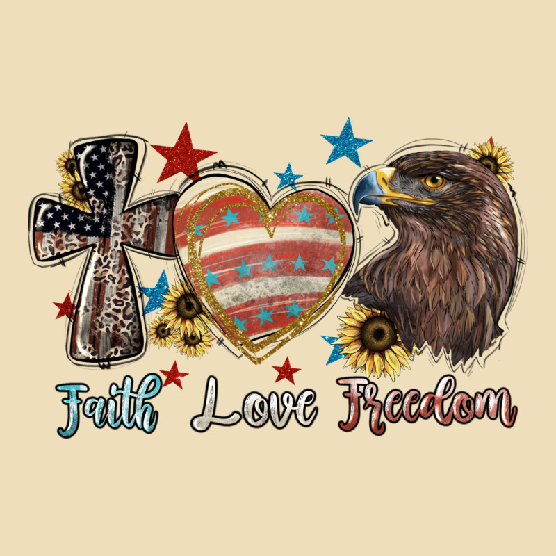 Faith Love Freedom 4th Of July Premium Hoodie by HowdyJamesFarm | Teevron