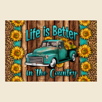 Life Is Better In The Country Skinny Metal Can Holder Ladies Tee | Teevron