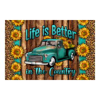 life is better in the country skinny metal can holder | Teevron