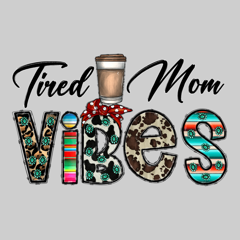 Tired Mom Vibes Premium Tee by CowhideDigitalArt | Teevron