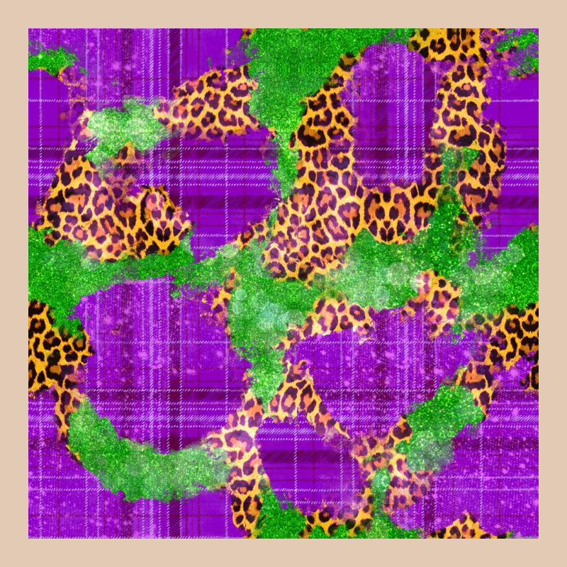 Mardi Gras Leopard Seamless Pattern Urban Hoodie by FaDigitalArtStudio | Teevron