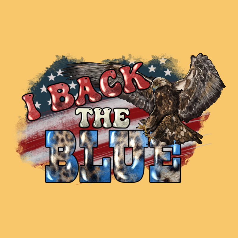 I Back The Blue Eagle Vintage Hoodie by NancyCooperArtShop | Teevron