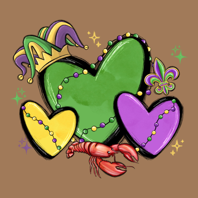 Mardi Gras Hearts Classic Tee by MaliasSmallBusiness | Teevron