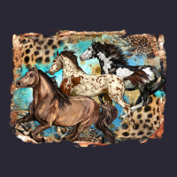 3 Western Horses Running Free Vintage Tee | Teevron