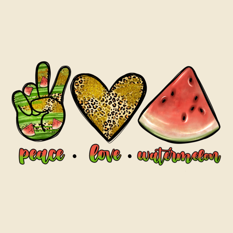 Peace Love Watermelon Ladies Tee by JahusDesignShop | Teevron