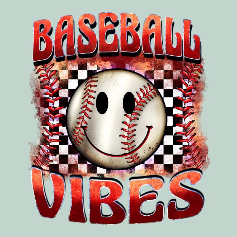 Baseball Vibes Smiley Face Zipper Hoodie by BarkalooDesign | Teevron
