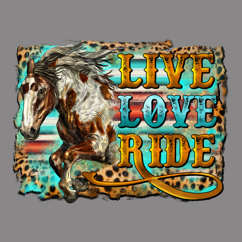Live Love Ride Horse Vintage Tee by LillyAllenDesigns | Teevron