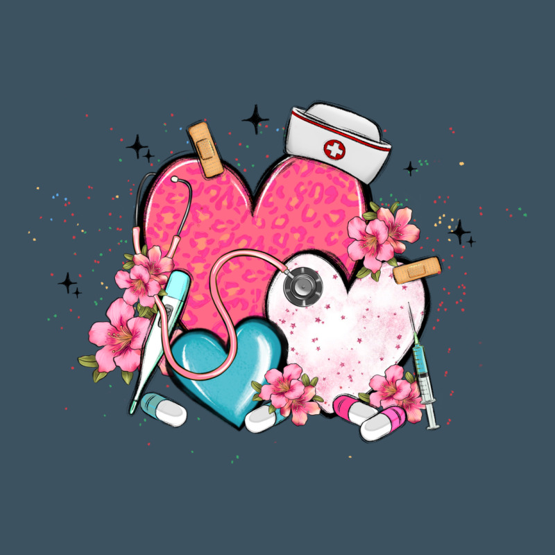 Nurse Hearts Urban Heavy Tee by MaliasSmallBusiness | Teevron