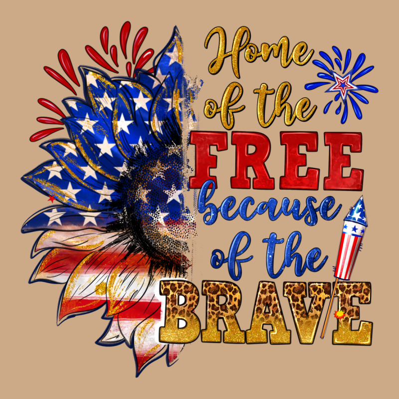 Home Of The Free Because Of The Brave Vintage Hoodie by NancyCooperArtShop | Teevron
