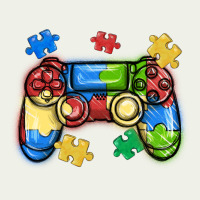 Autism Awareness Video Game Controller Urban Heavy Tee | Teevron