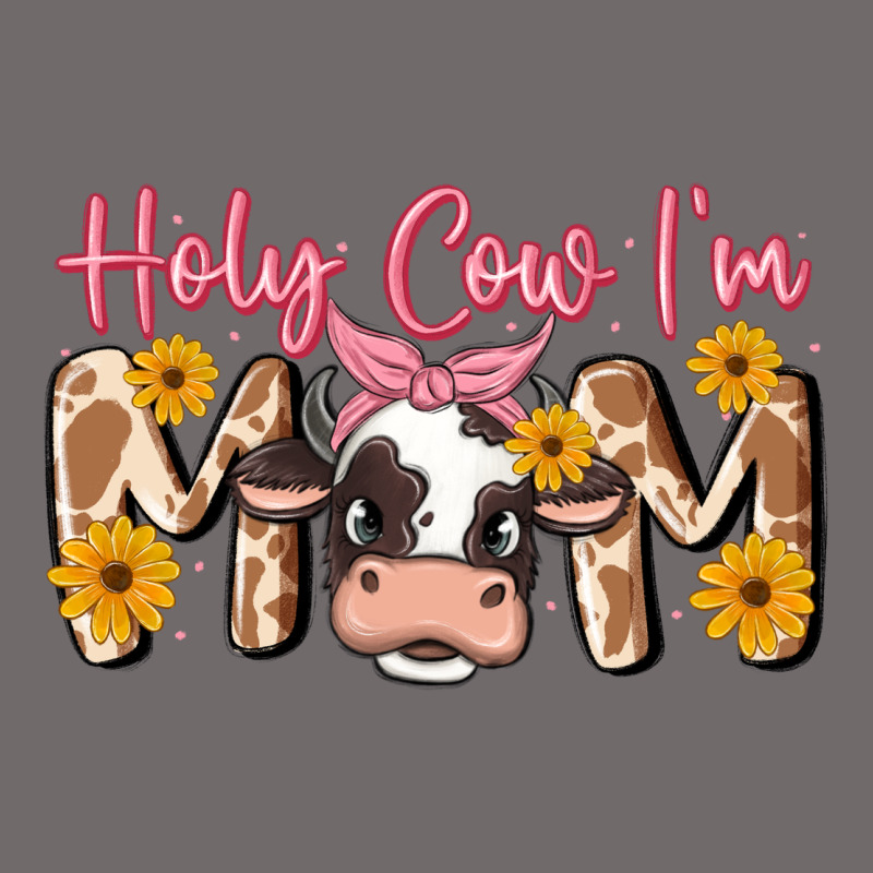 Holy Cow I'm Mom Urban Heavy Tee by MaliasSmallBusiness | Teevron