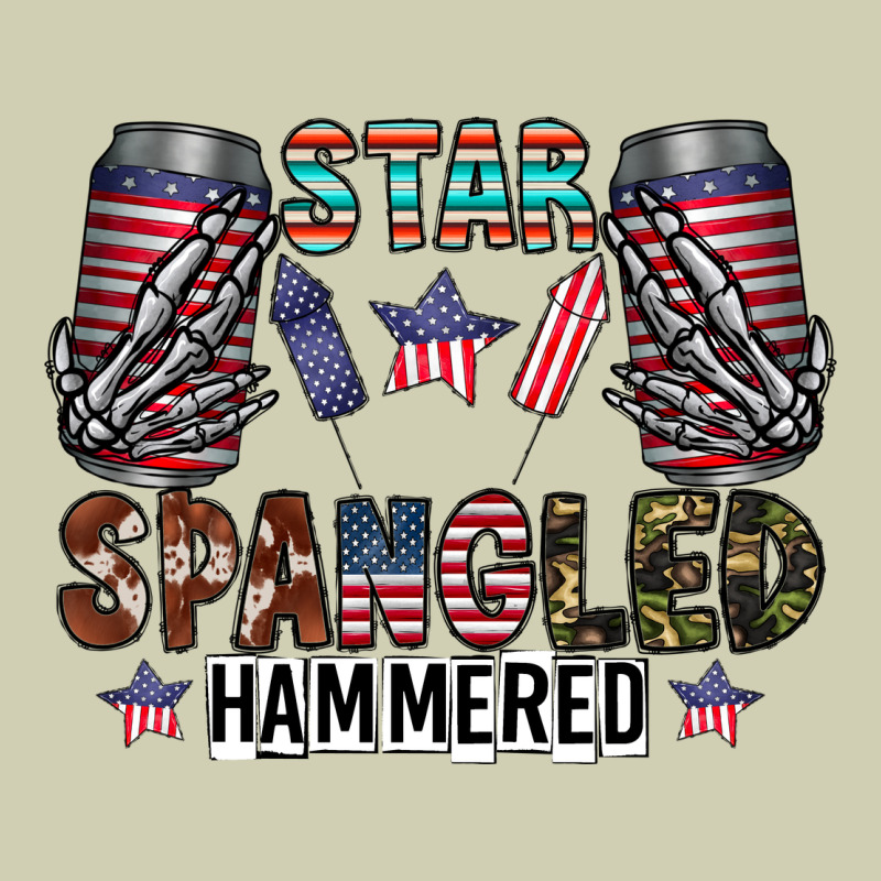 Star Spangled Hammered Heavy Core Tee by CowhideDigitalArt | Teevron