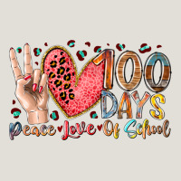 Peace Love 100 Days Of School Heavy Core Tee | Teevron