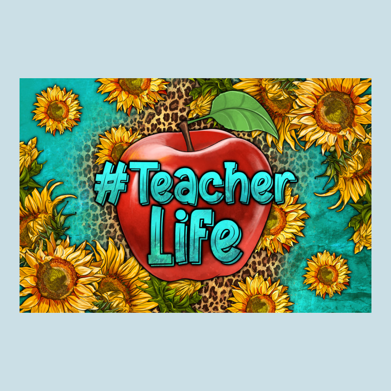 Teacher Life Skinny Metal Can Holder Ladies Tee by HRA Design Shop | Teevron