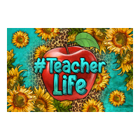 teacher life skinny metal can holder | Teevron
