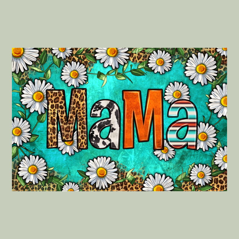 Western Daisy Mama Skinny Metal Can Holder Ladies Tee by HRA Design Shop | Teevron
