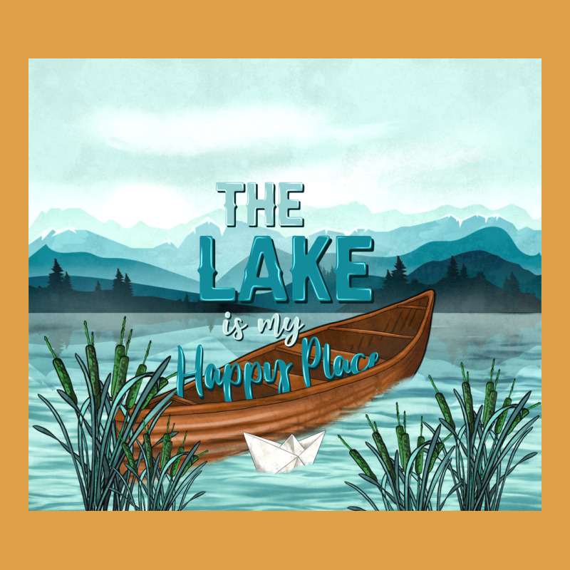 The Lake Is My Happy Place Premium Hoodie by TumblerDesignByShophia | Teevron