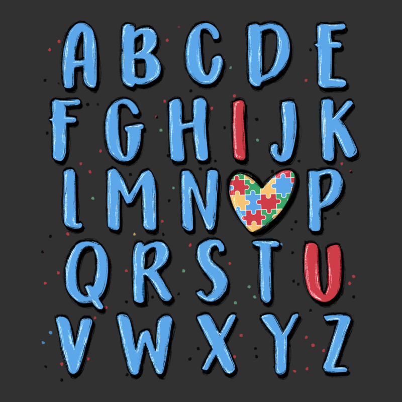 Alphabet Autism Awareness Urban Heavy Tee by MaliasSmallBusiness | Teevron