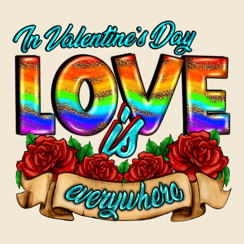 In Valentines Day Love Is Everywhere Premium Tee by AdoDesignShop | Teevron